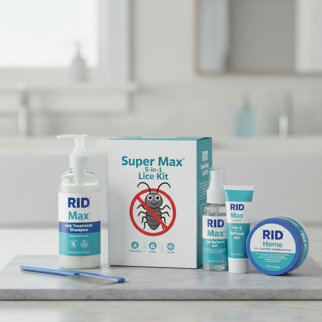Illustration for RID Super Max 5-in-1 Lice Kit: What's Inside and How It Works