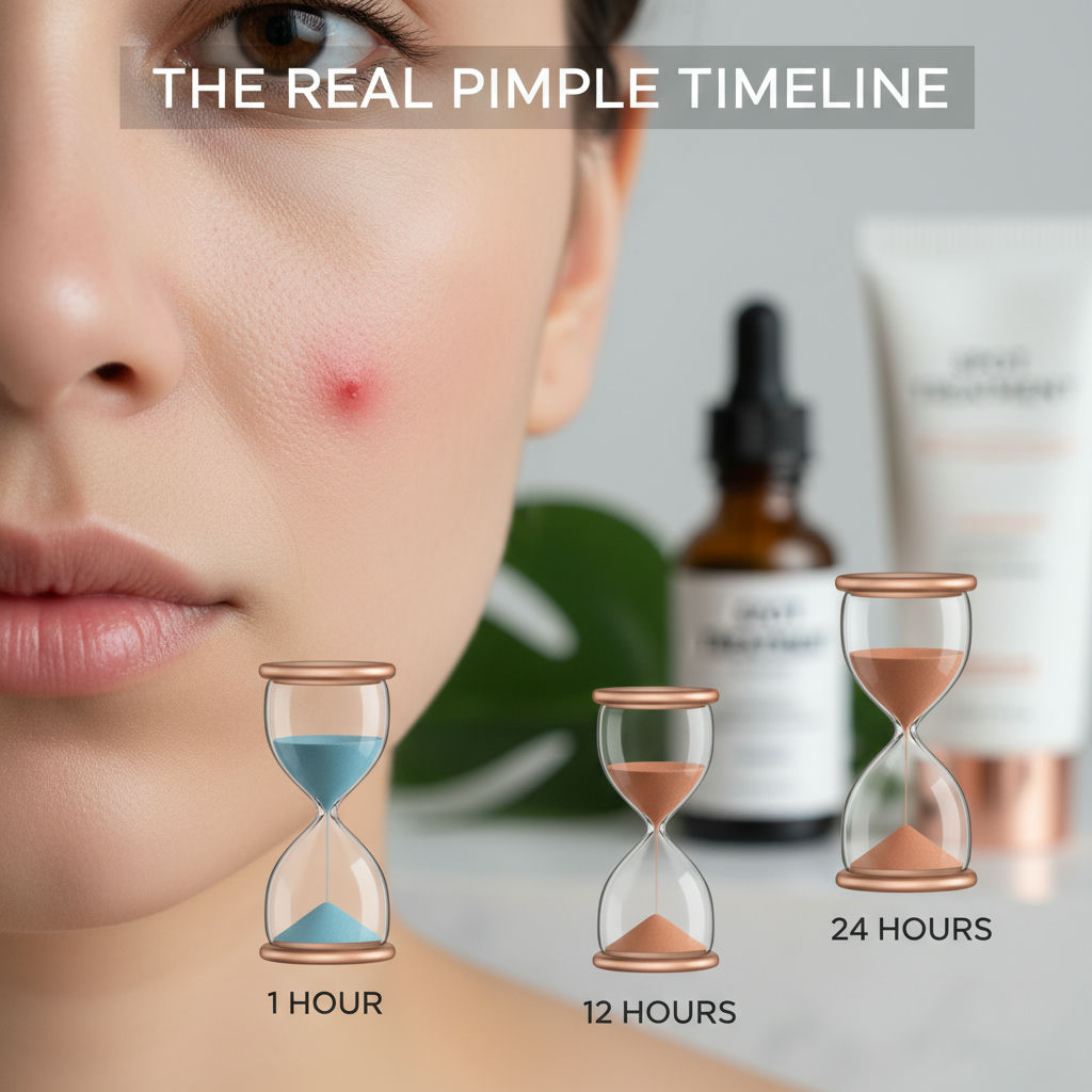 Illustration for How to Get Rid of Pimples Overnight: The Real Timeline